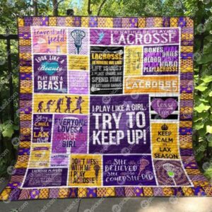 Try To Keep Up Quilt Blanket No96  Quilt